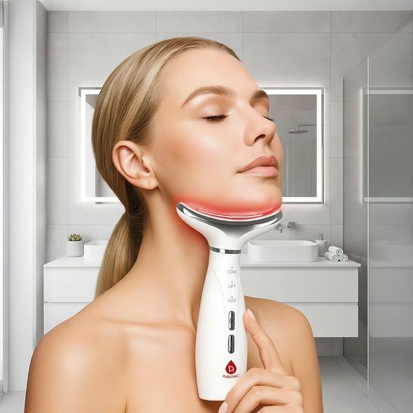PURSONIC 7-Color LED Light Therapy Neck & Face Device #3