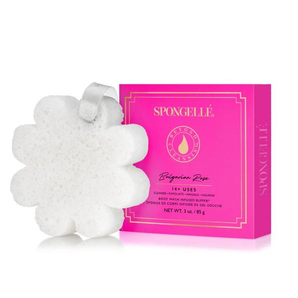SPONGELLE Floral Boxed Flower Set Shower Gel Infused Bath Sponges #2