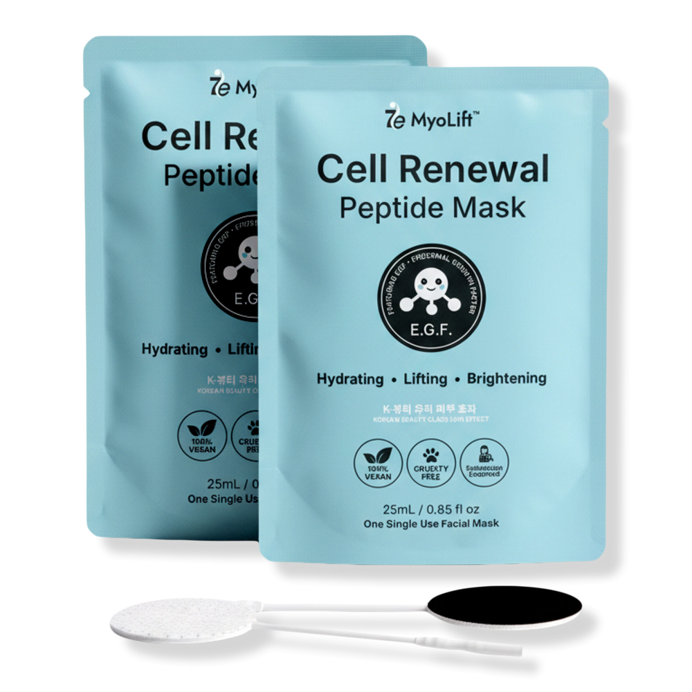 7E Wellness Cell Renewal Peptide Mask - Light blue