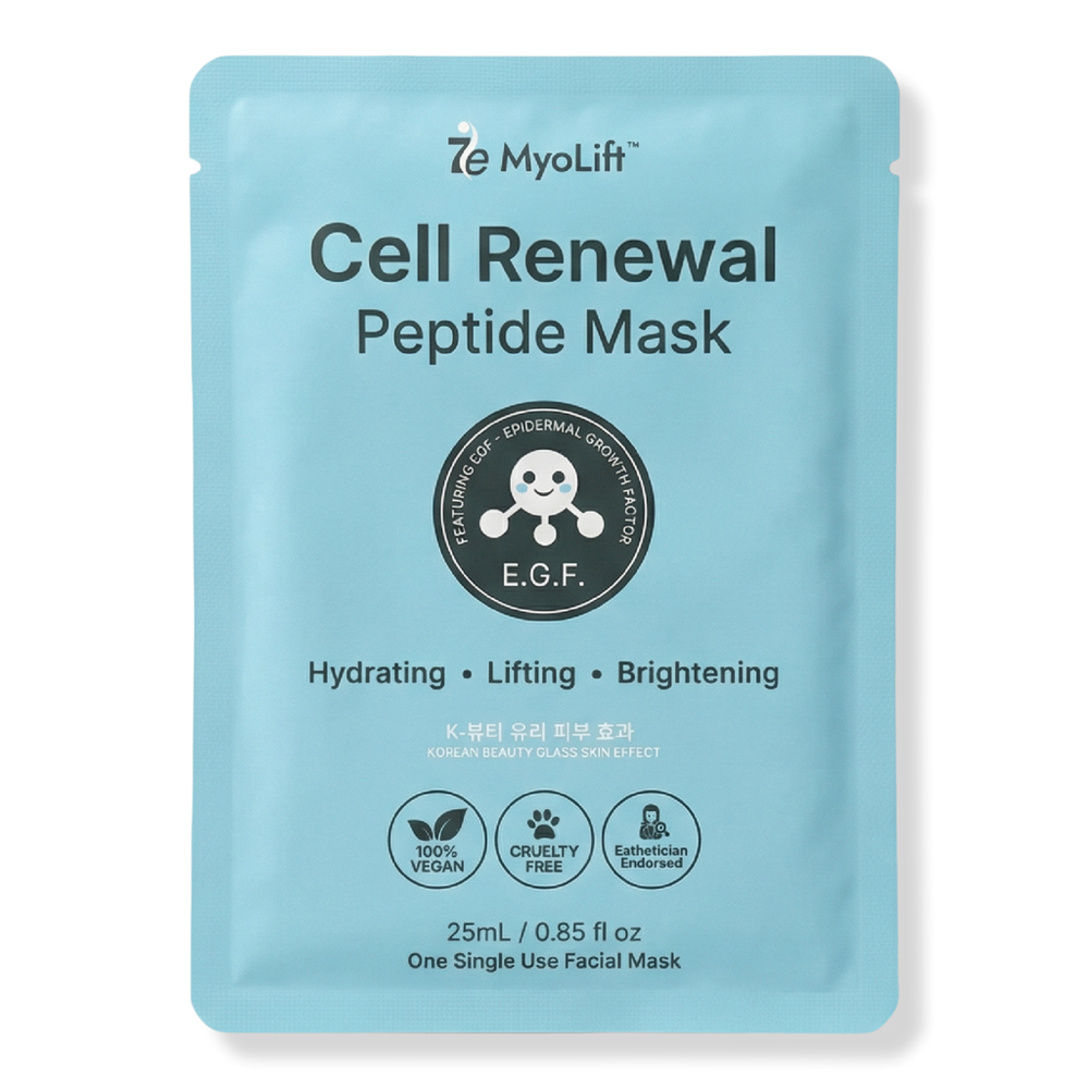 7E Wellness Cell Renewal Peptide Mask - Light blue