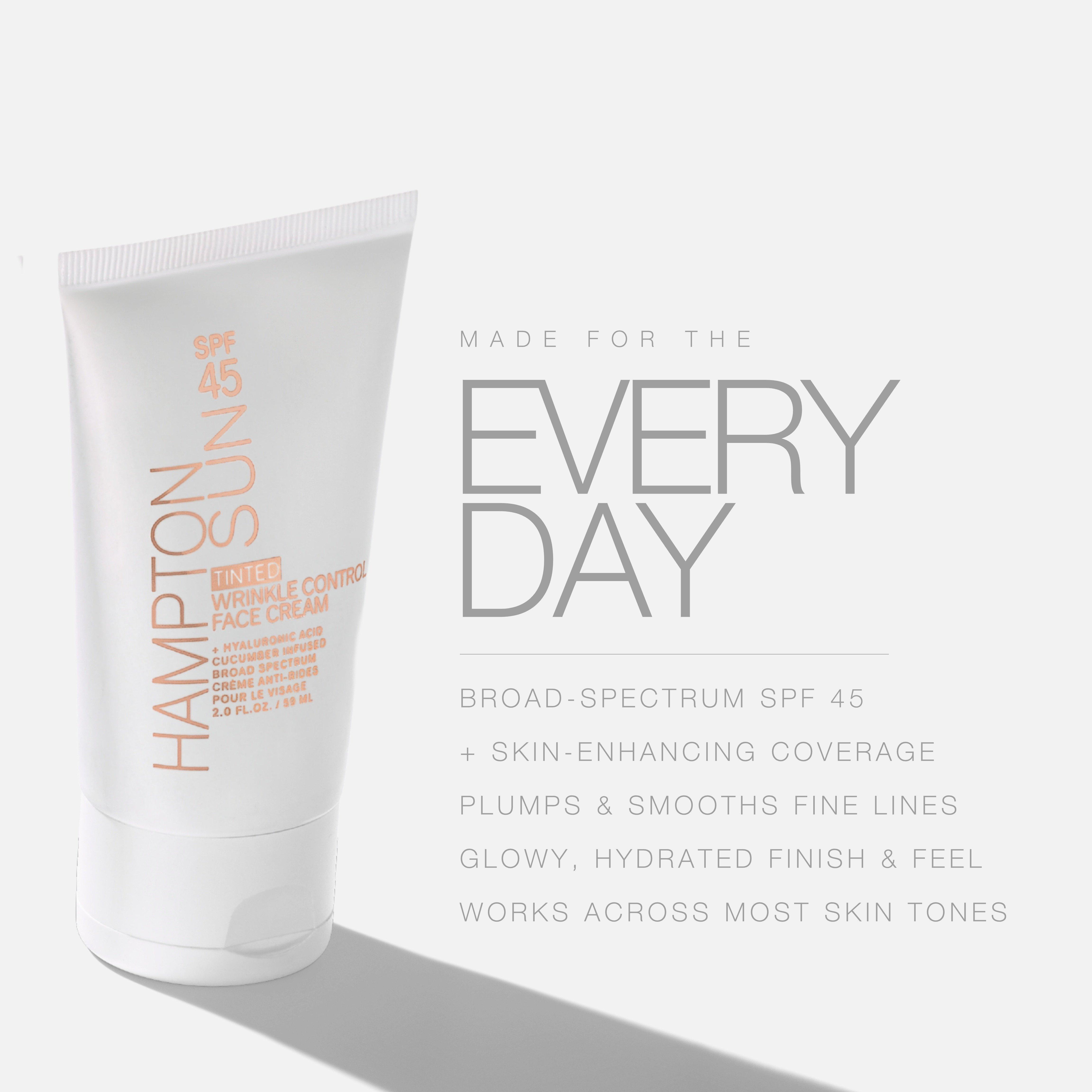 Тонирующий крем для лица от морщин Hampton Sun SPF 45 — фото 3