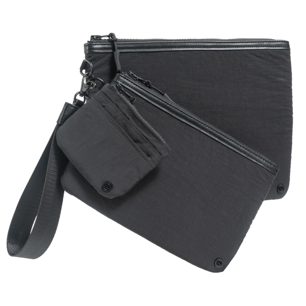 Joan & David The Hold-All Sport Nylon 4 Piece Set Wristlet Pouches, Card Case, Keychain Lanyard #1