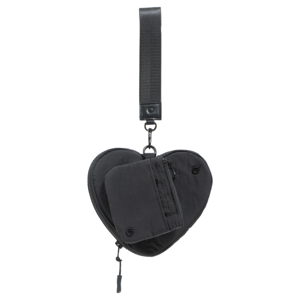 Joan & David The Hold-All Sport Nylon 3 Piece Set Heart Zip Pouch, Card Case & Lanyard Key Chain #1