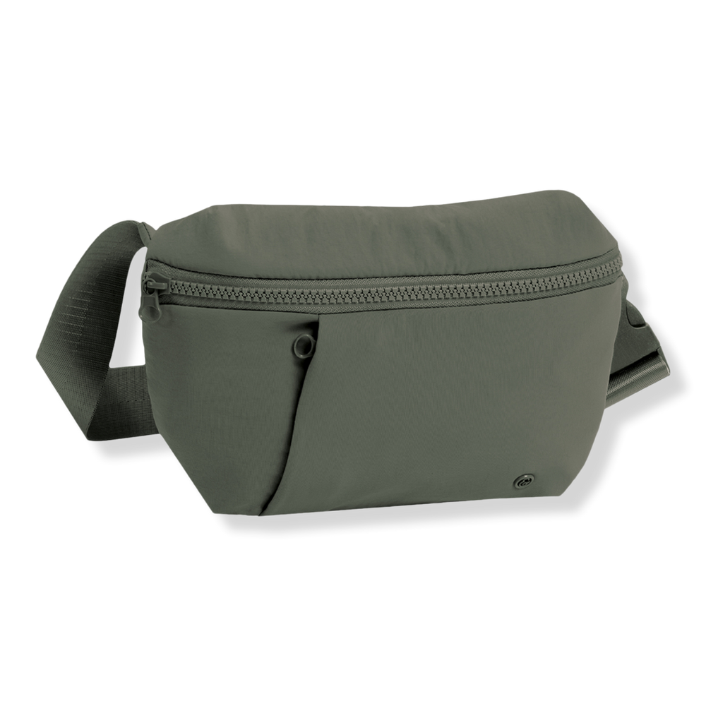 Joan & David Sport Nylon Passport Front Pocket Belt Bag - Sage