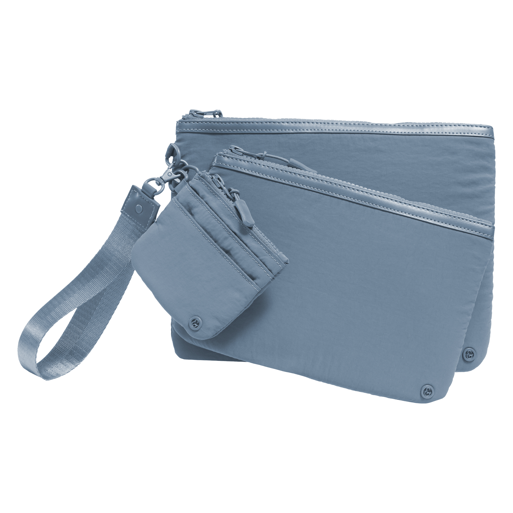 Joan & David The Hold-All Sport Nylon 4 Piece Set Wristlet Pouches, Card Case, Keychain Lanyard #1