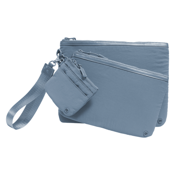 Joan & David The Hold-All Sport Nylon 4 Piece Set Wristlet Pouches, Card Case, Keychain Lanyard #1