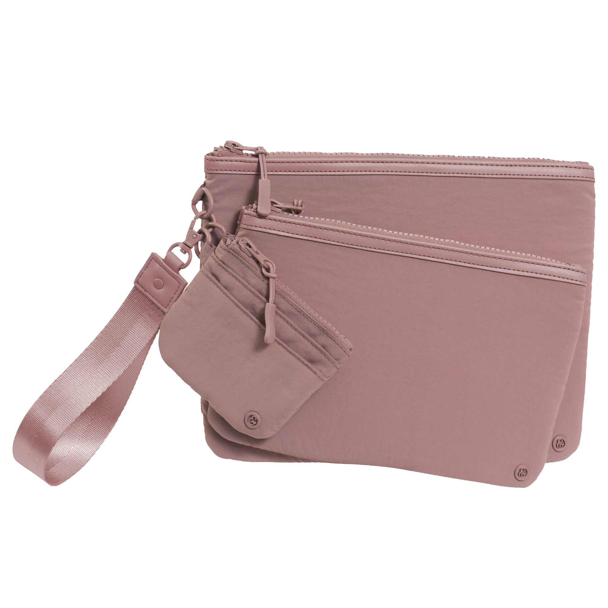 Joan & David The Hold-All Sport Nylon 4 Piece Set Wristlet Pouches, Card Case, Keychain Lanyard #1