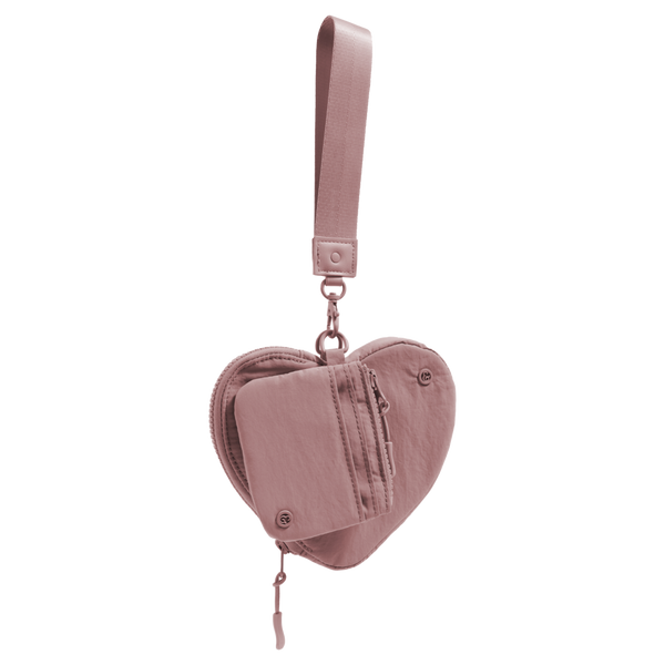 Joan & David The Hold-All Sport Nylon 3 Piece Set Heart Zip Pouch, Card Case & Lanyard Key Chain #1