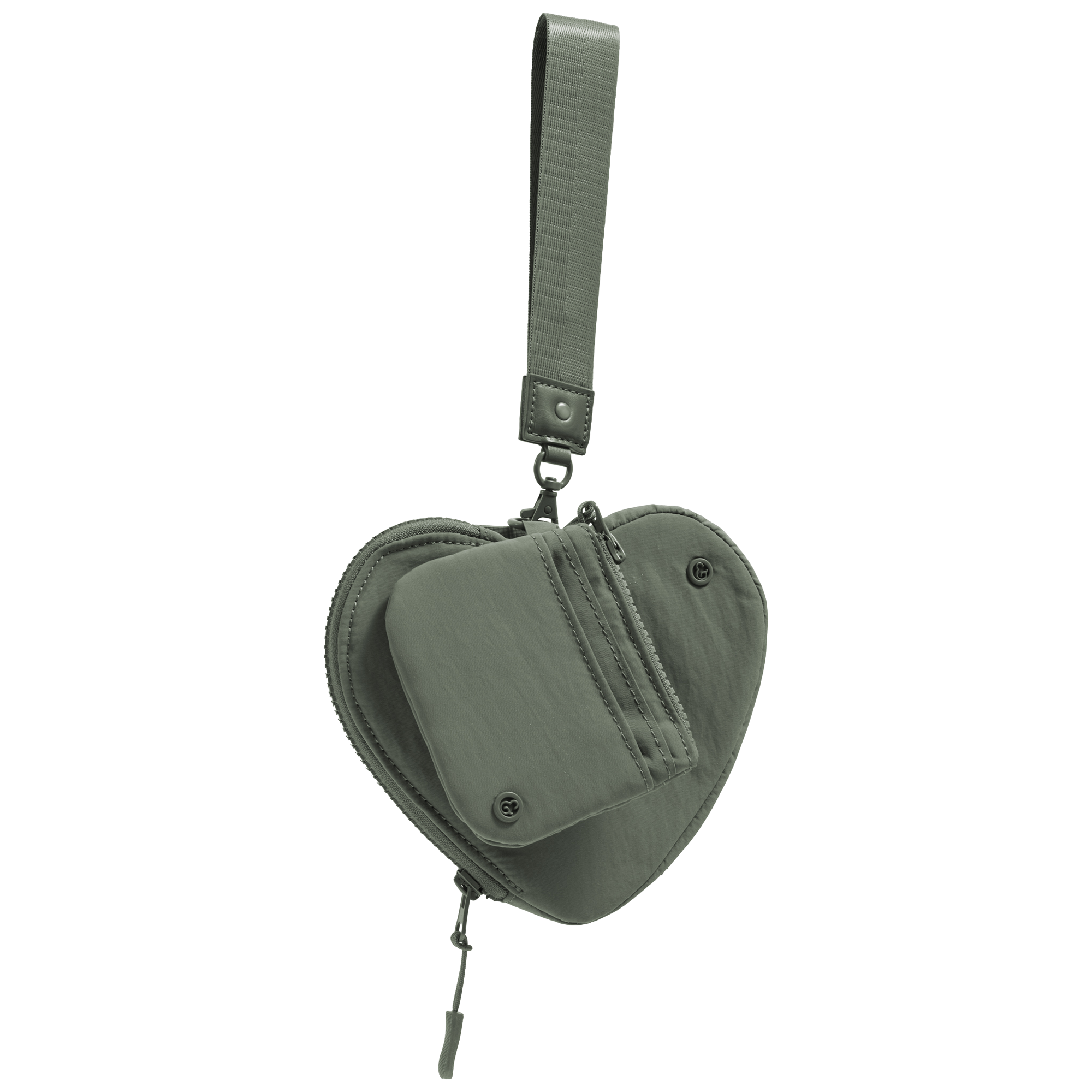 Joan & David The Hold-All Sport Nylon 3 Piece Set Heart Zip Pouch, Card Case & Lanyard Key Chain #1