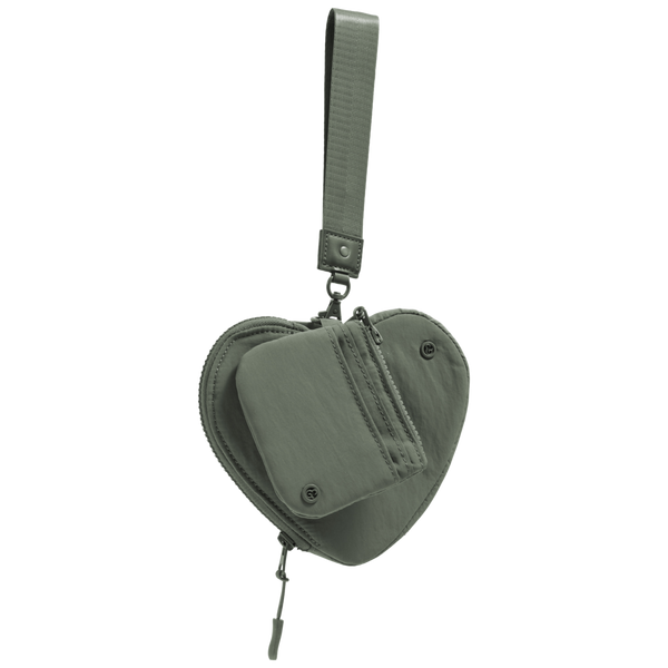 Joan & David The Hold-All Sport Nylon 3 Piece Set Heart Zip Pouch, Card Case & Lanyard Key Chain #1