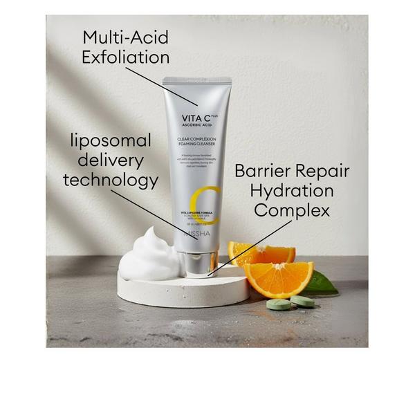 MISSHA Vita C Plus Clear Complexion Foaming Cleanser #3