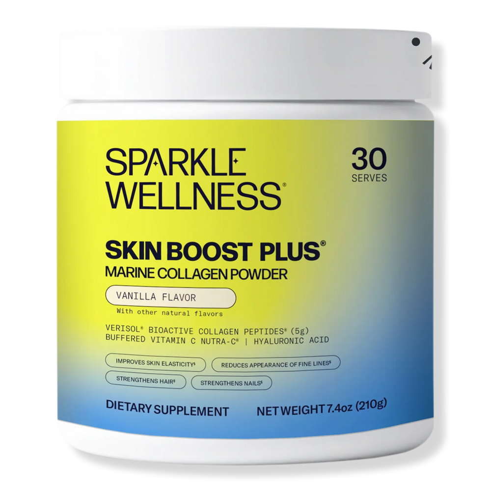Sparkle Wellness Marine Skin Boost Plus with Verisol Bioactive Collagen Peptides - Vanilla - 30 Servings