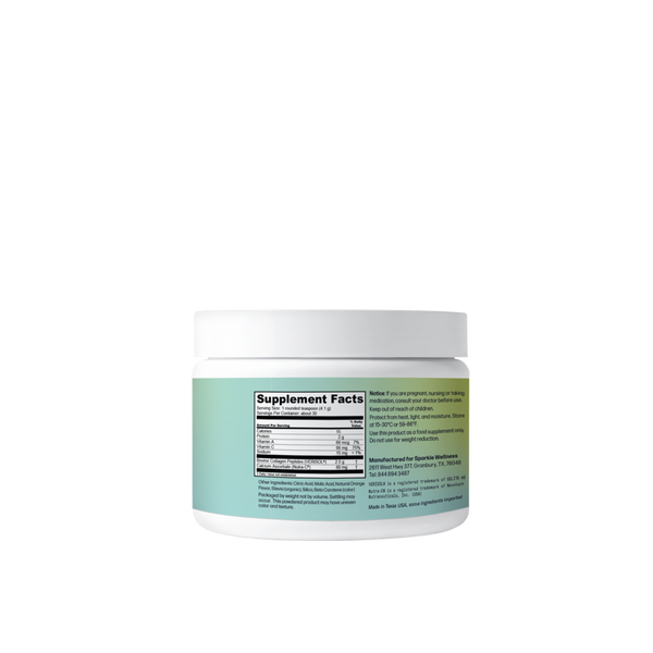 Sparkle Wellness Skin Boost Verisol Bioactive Collagen Peptides - Orange #3