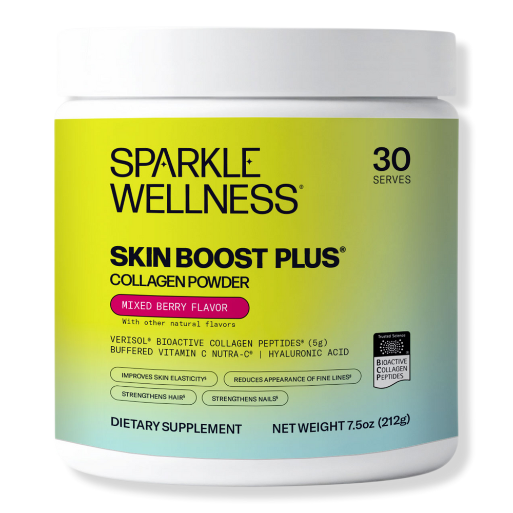 Sparkle Wellness Skin Boost Plus Verisol Bioactive Collagen Peptides - Mixed Berry - 30 Servings