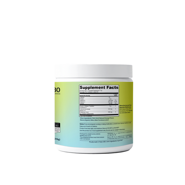 Sparkle Wellness Skin Boost Plus Verisol Bioactive Collagen Peptides - Orange #3
