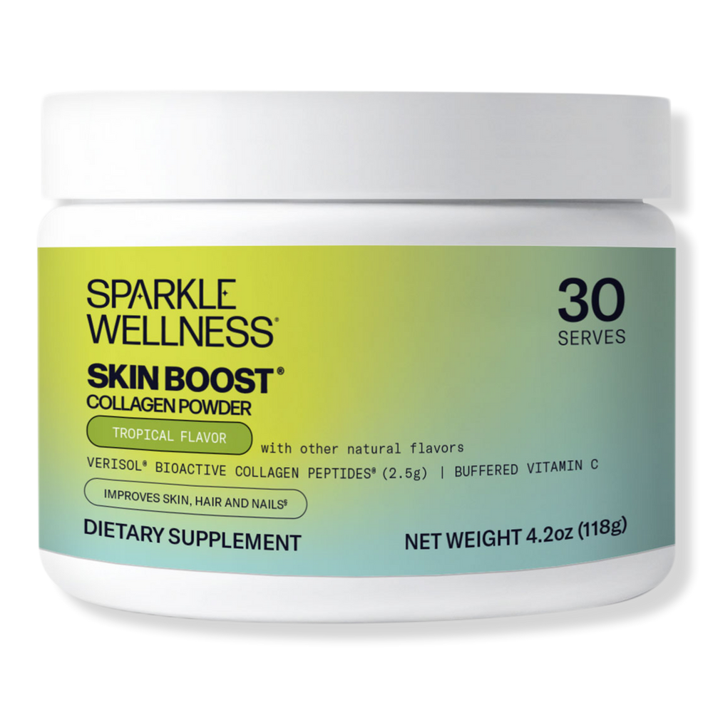 Sparkle Wellness Skin Boost Verisol Bioactive Collagen Peptides - Tropical - 30 Servings
