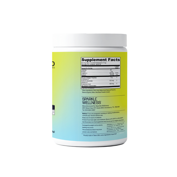 Sparkle Wellness Skin Boost Plus Verisol Bioactive Collagen Peptides - Acai Lemonade #3