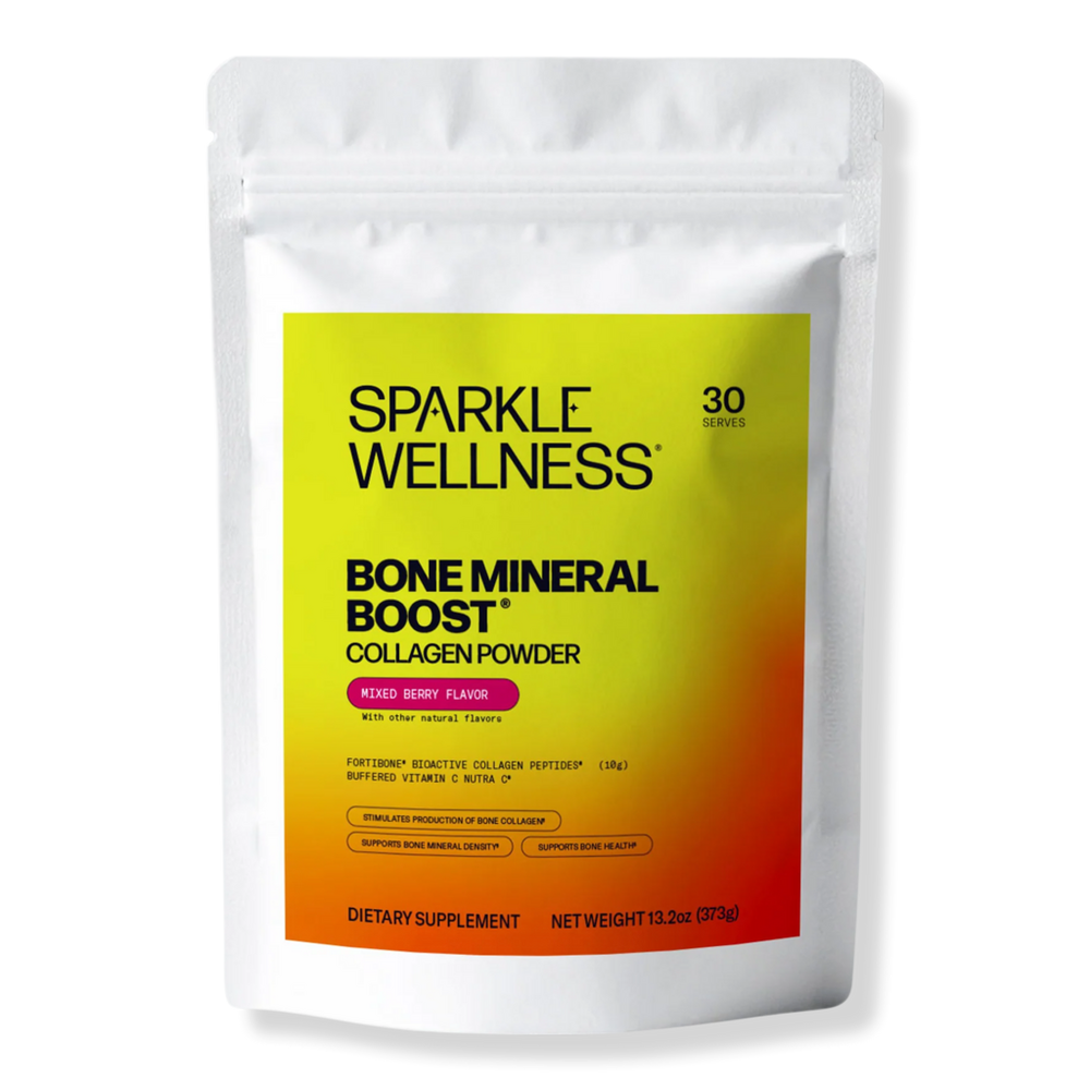 Sparkle Wellness Bone Mineral Boost Collagen Powder - Mixed Berry