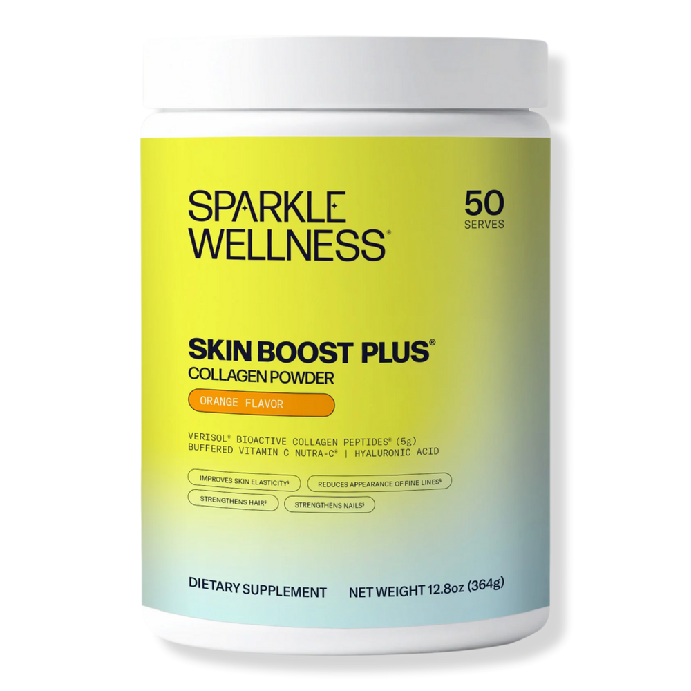 Sparkle Wellness Skin Boost Plus Verisol Bioactive Collagen Peptides - Orange - 50 Servings