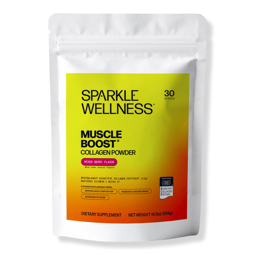 Sparkle Wellness Muscle Boost Body Balance Bioactive Collagen Peptides - Mixed Berry