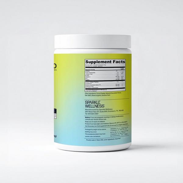 Sparkle Wellness Skin Boost Plus Verisol Bioactive Collagen Peptides - Chocolate #2