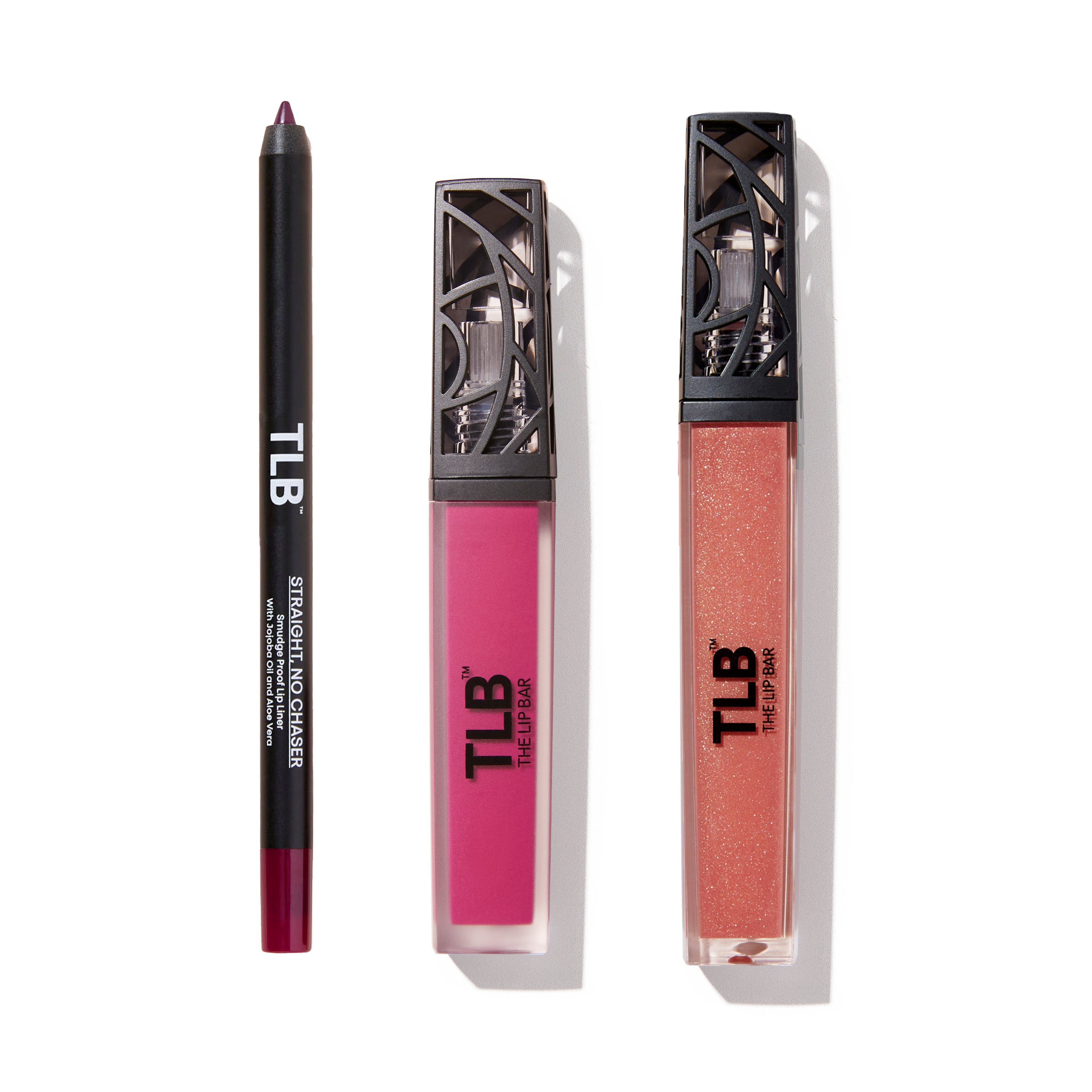 The Lip Bar Nonstop Liquid Matte Lipstick, Gloss Up Sheer Finish Gloss & Lip Liner Set #1