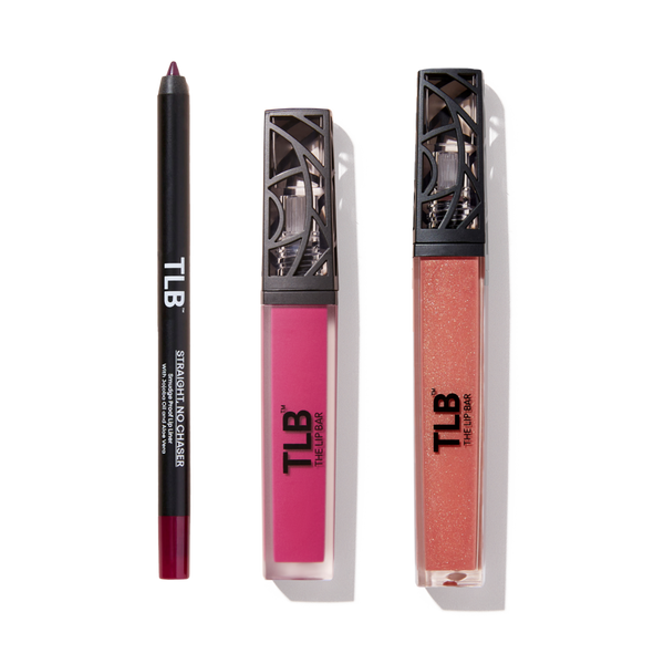 The Lip Bar Nonstop Liquid Matte Lipstick, Gloss Up Sheer Finish Gloss & Lip Liner Set #1