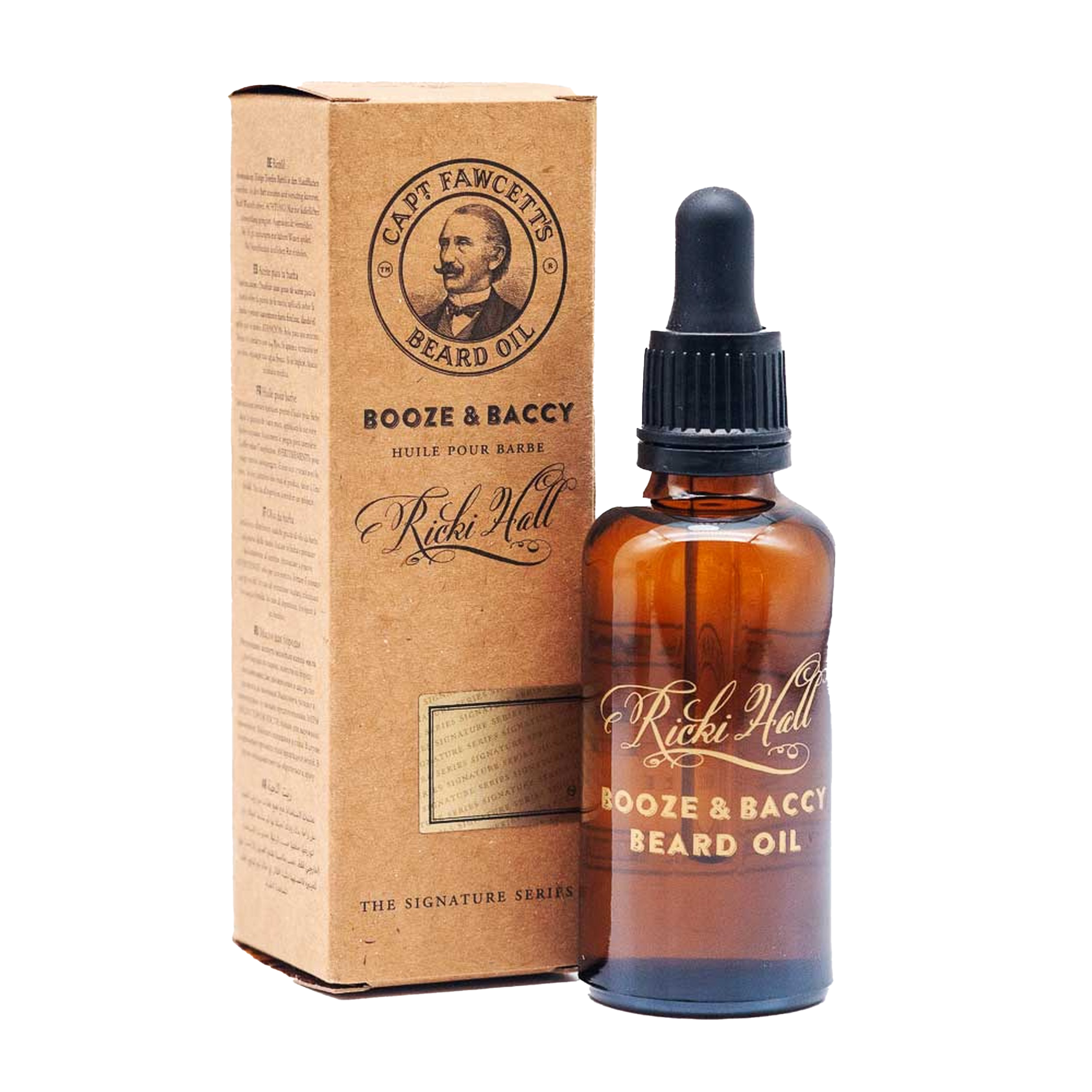 Captain Fawcett Ricki Hall's Booze & Baccy Beard Oil #1
