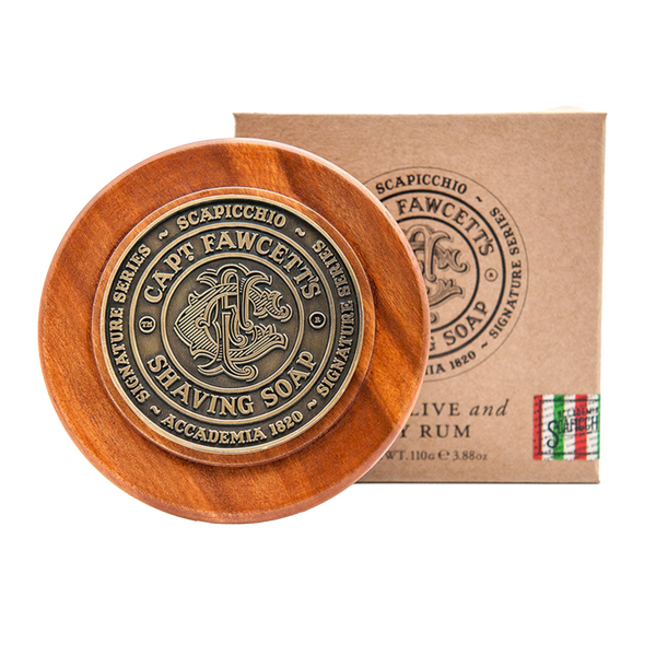 Captain Fawcett Scapicchio Fig, Olive & Bay Rum Shaving Soap #1