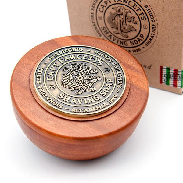Captain Fawcett Scapicchio Fig, Olive & Bay Rum Shaving Soap #3