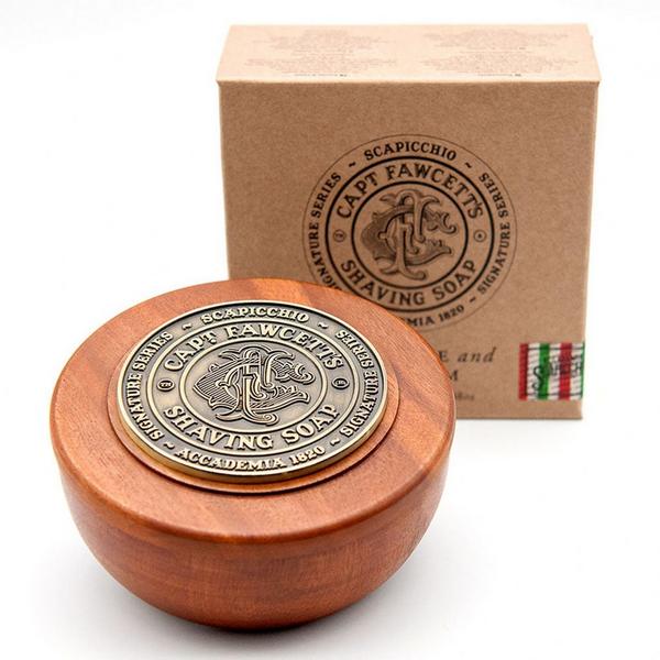 Captain Fawcett Scapicchio Fig, Olive & Bay Rum Shaving Soap #4