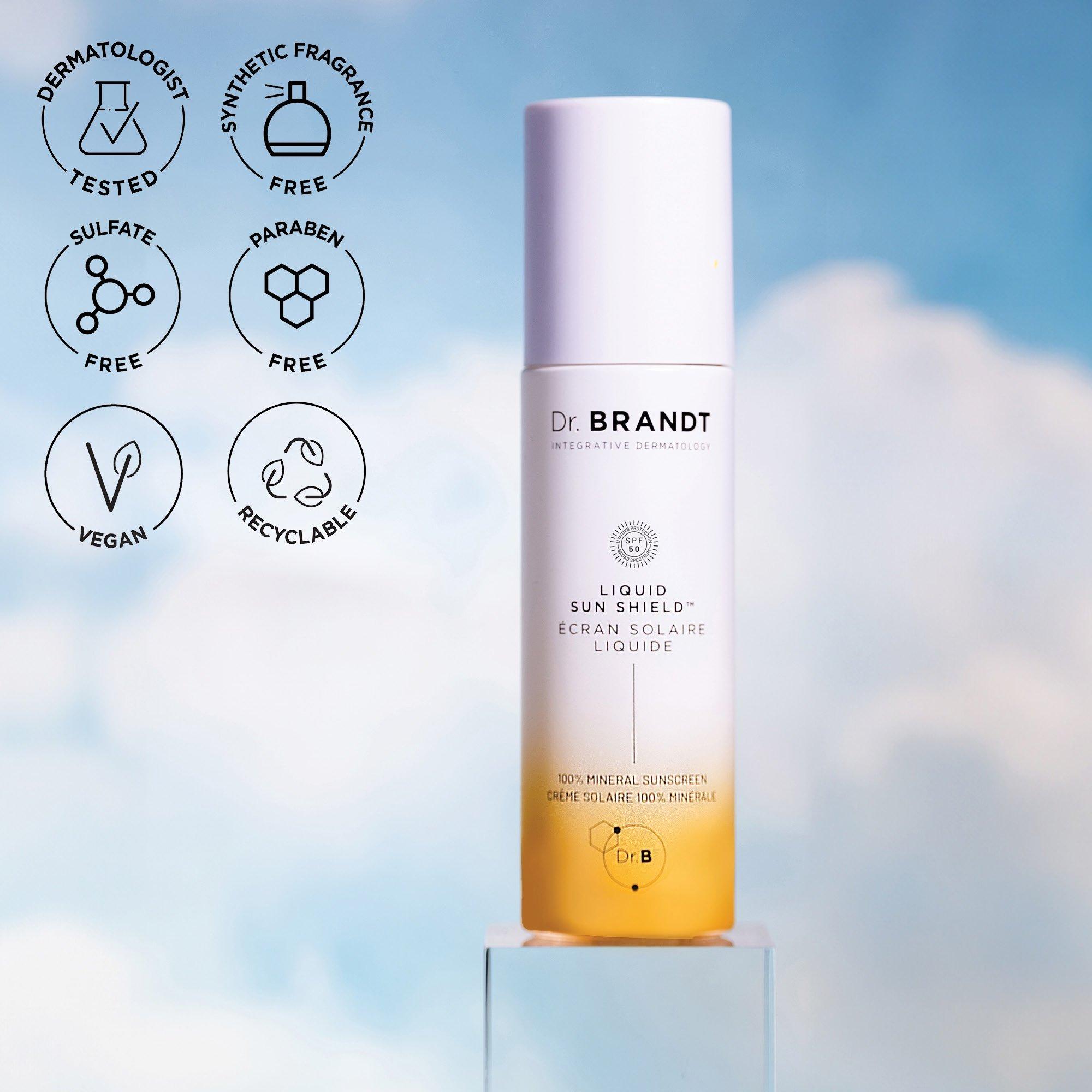 Жидкая солнцезащитная эмульсия Dr. Brandt Liquid Sun Shield SPF 50 — фото 5