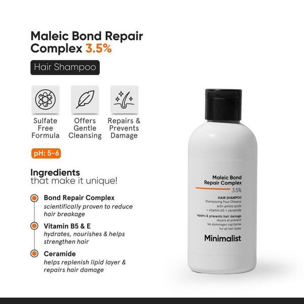 Minimalist Maleic Bond Repair Complex 3.5% Hair Shampoo #2