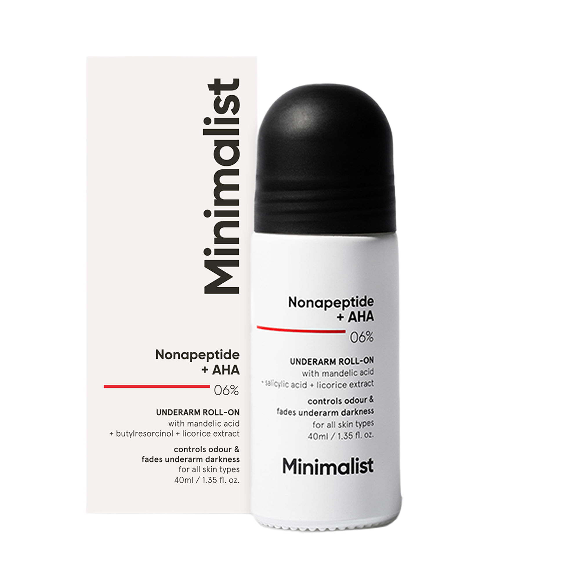 Minimalist Nonapeptide +AHA 6% Underarm Roll-On #1