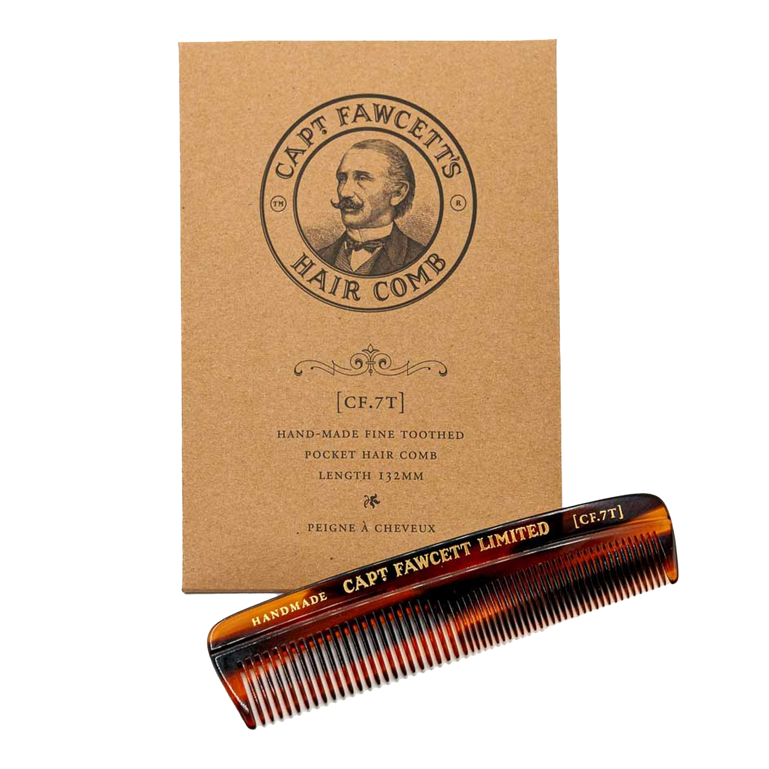Captain Fawcett Pocket Hair Comb #1