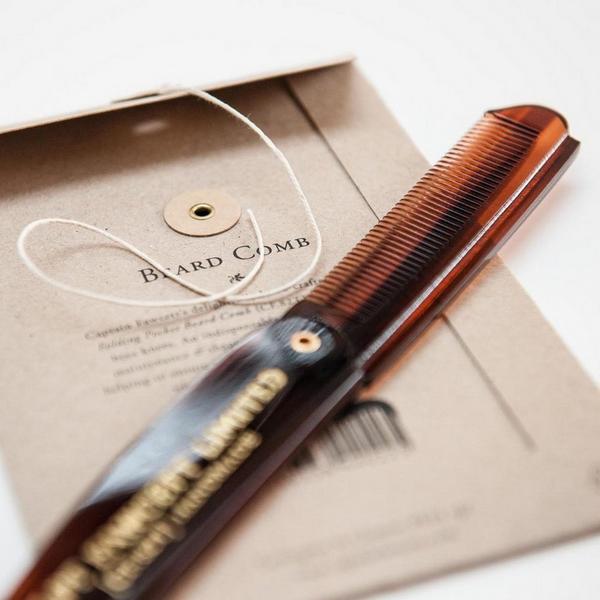 Captain Fawcett Folding Pocket Beard Comb #2