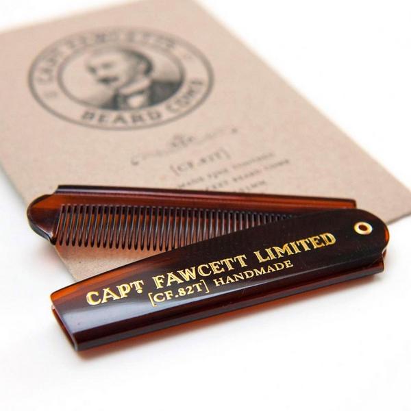 Captain Fawcett Folding Pocket Beard Comb #3