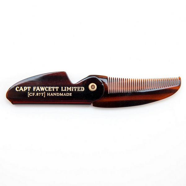 Captain Fawcett Folding Pocket Moustache Comb #2