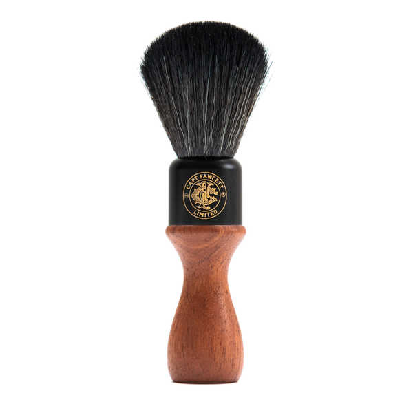 Captain Fawcett Wooden Handle Faux Fur Shaving Brush #1