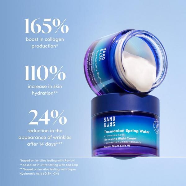 Sand and Sky Tasmanian Spring Water Renewing Night Cream #5
