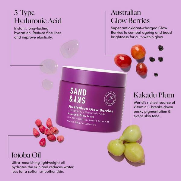 Sand and Sky Australian Glow Berries Plump & Glow Mask #4