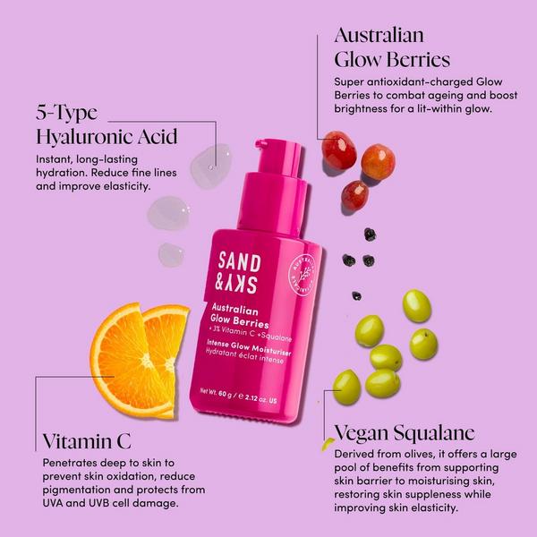 Sand and Sky Australian Glow Berries Intense Glow Moisturiser #4