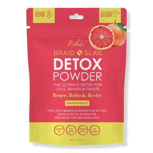 Esha - 32 oz Braid N Slay Detox Powder - Grapefruit | Ulta Beauty