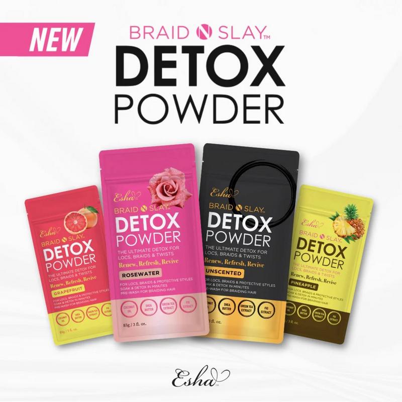 Esha - 32 oz Braid N Slay Detox Powder - Grapefruit | Ulta Beauty