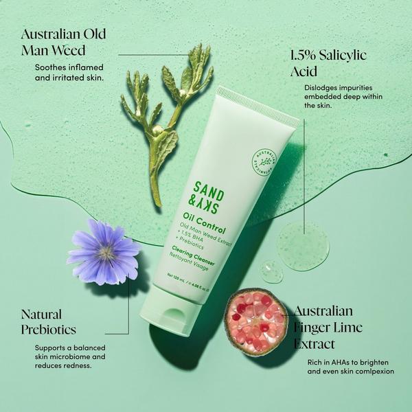 Sand and Sky Oil Control Clearing Cleanser #4