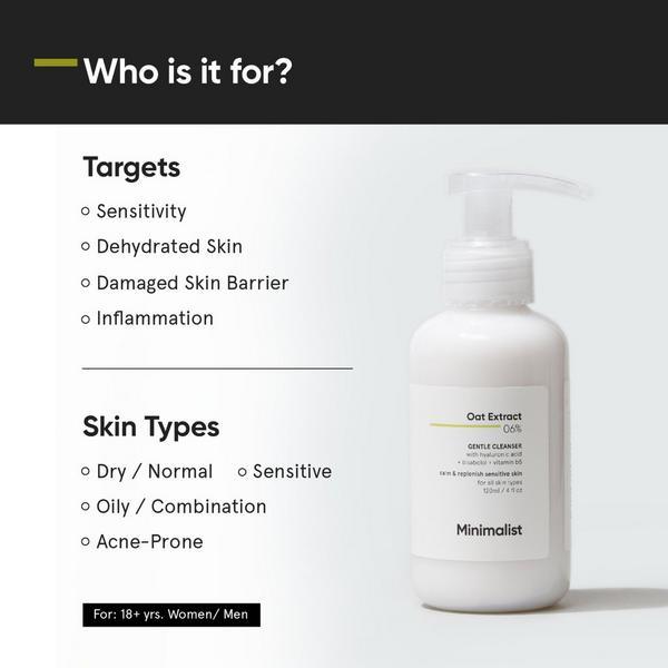 Minimalist Oat Extract 6% Gentle Cleanser #2