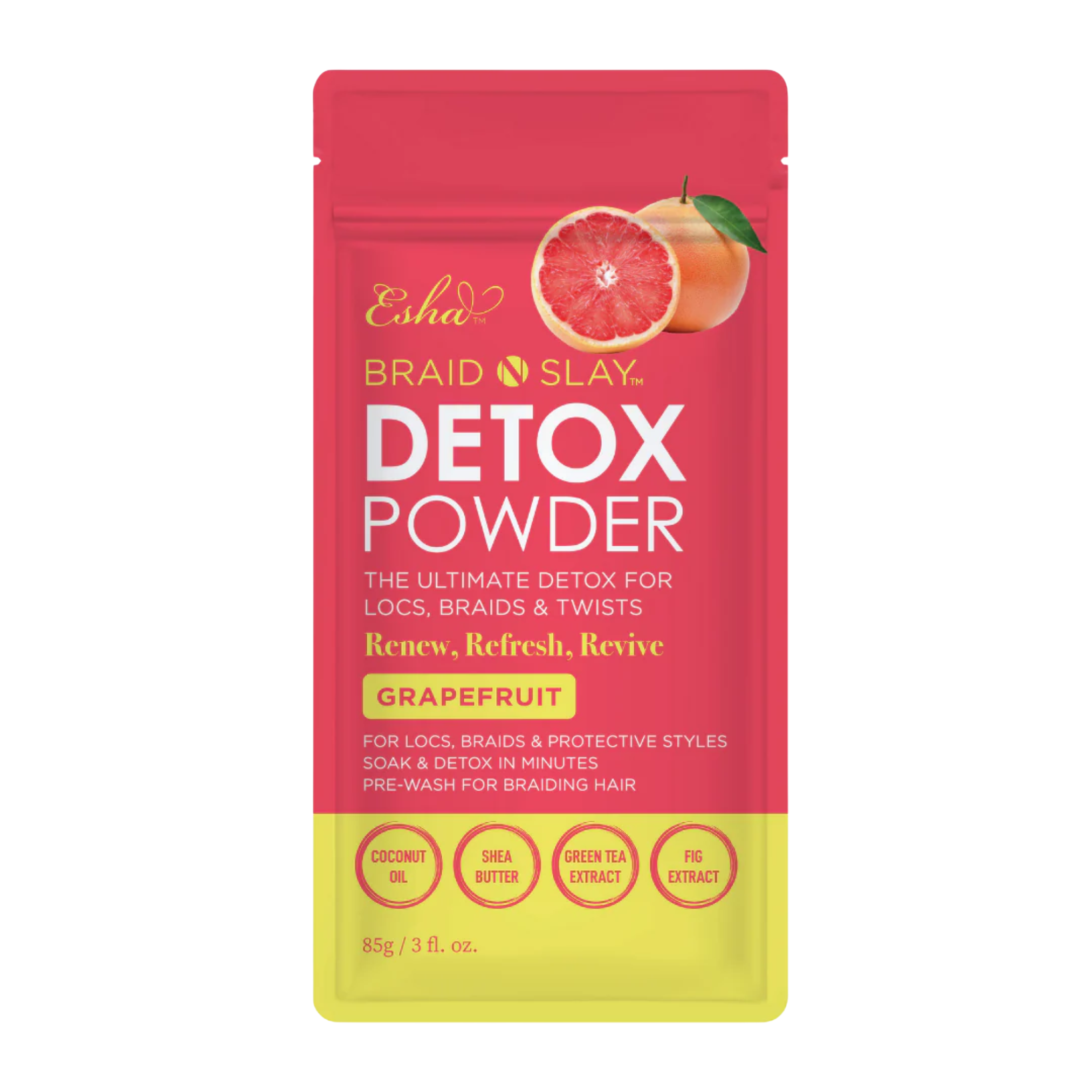 Esha Braid N Slay Detox Powder - Grapefruit #1