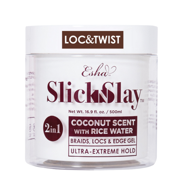 Esha Slick N Slay 2-IN-1 Braid & Edge Gel - Coconut #1