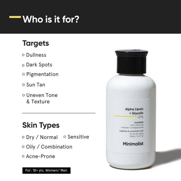 Minimalist Alpha Lipoic + Glycolic 7% Cleanser #2