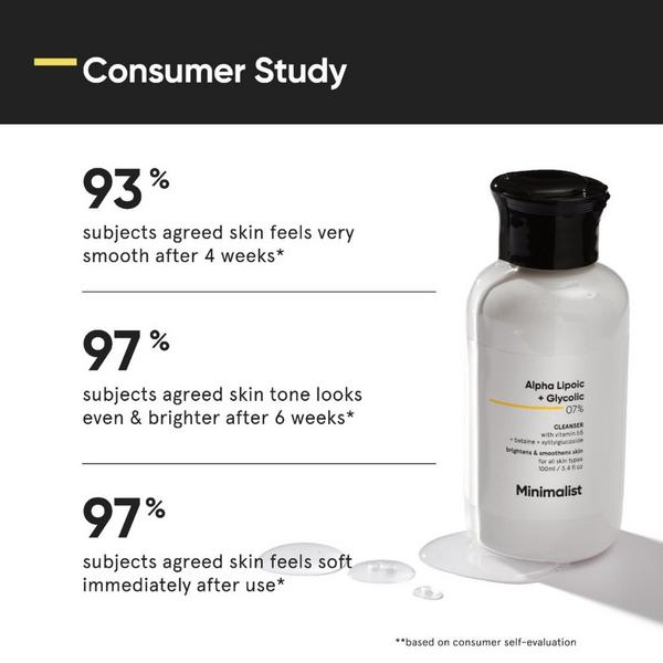 Minimalist Alpha Lipoic + Glycolic 7% Cleanser #5